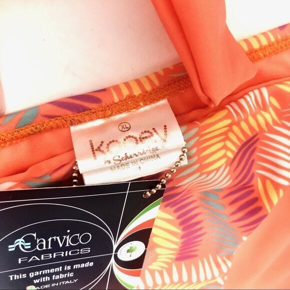 NWT Kooey Australia "Lena" Peach 2-Piece Bikini Size XL - Picture 6 of 7